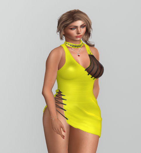 LC Chantelle Dress YELLOW unpacker (add me)