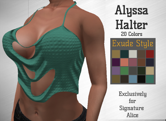 !! Exude Style !! Alyssa Halter for Signature Alice