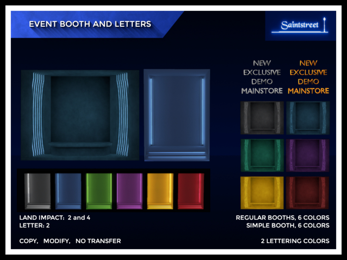 Saintstreet Event Booth and Letter (WearAdd Unpack)