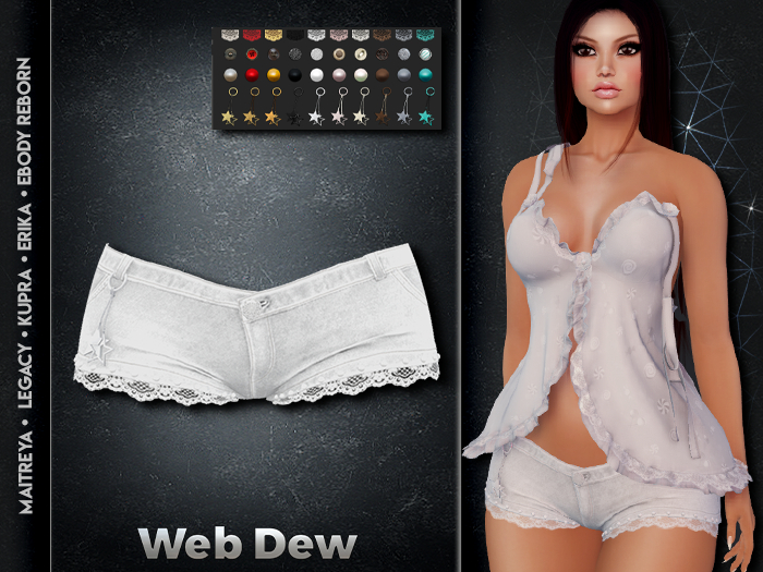 ::WD:: Shorts Candy - White