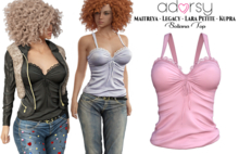 adorsy - Soliana Top Pink - Maitreya/Legacy/Petite/Kupra