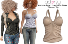 adorsy - Soliana Top Brown - Maitreya/Legacy/Petite/Kupra