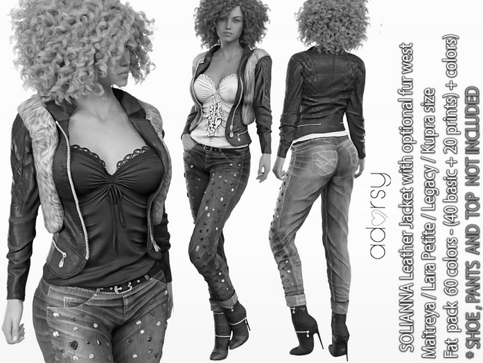 adorsy - Soliana Jacket DEMO - Maitreya/Legacy/Petite/Kupra
