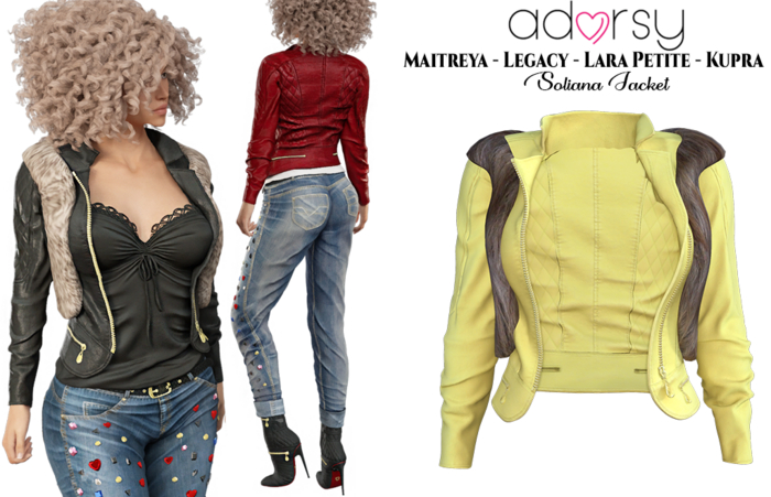 adorsy - Soliana Jacket Yellow - Maitreya/Legacy/Petite/Kupra