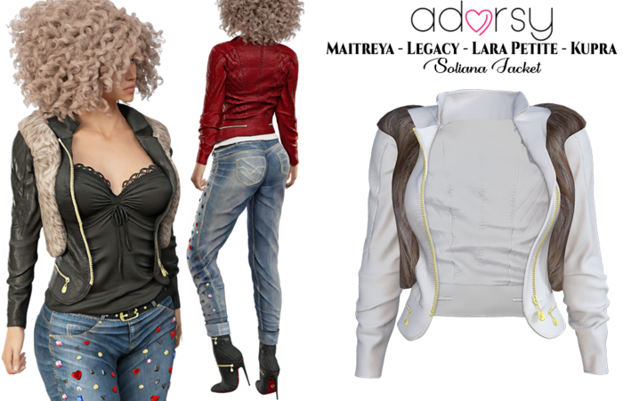 adorsy - Soliana Jacket White - Maitreya/Legacy/Petite/Kupra