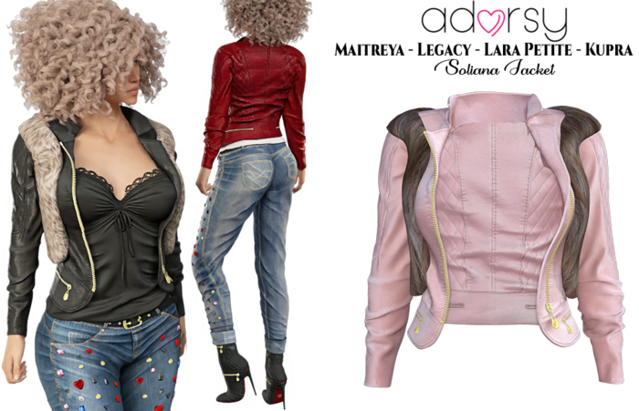 adorsy - Soliana Jacket Soft Pink - Maitreya/Legacy/Petite/Kupra