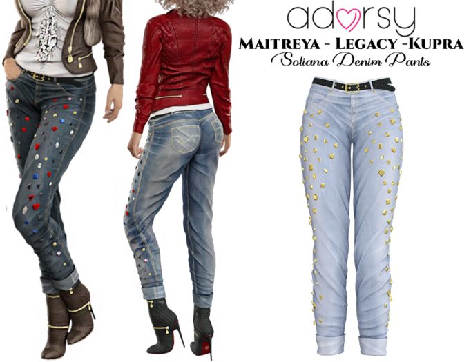 adorsy - Soliana Pants Faded - Maitreya/Legacy/Kupra