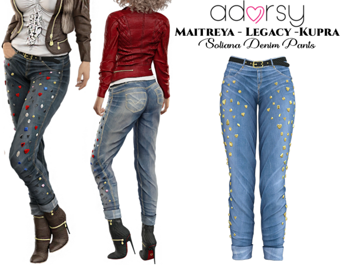 adorsy - Soliana Pants Blue - Maitreya/Legacy/Kupra