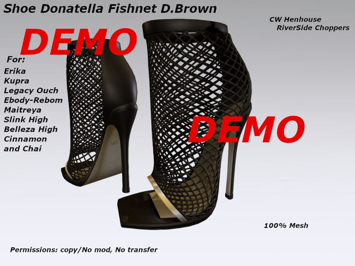 [CW] -Shoe Donatella Fishnet DEMO-BOX