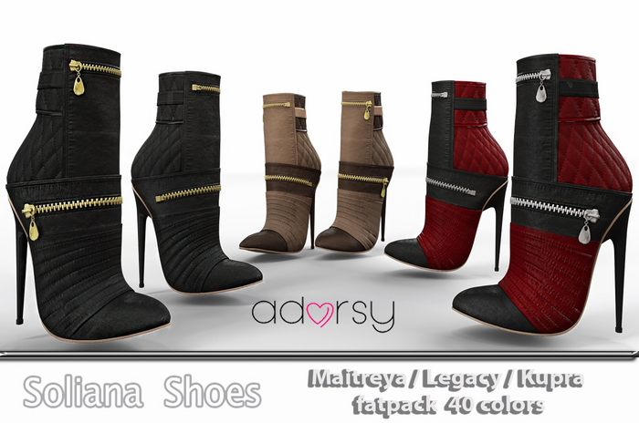 adorsy - Soliana Heels Fatpack - Maitreya/Legacy/Kupra