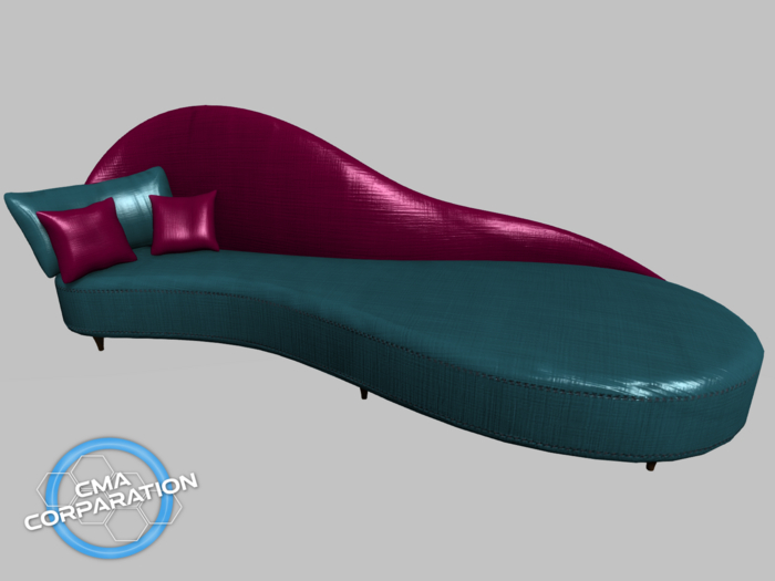 CMA Mesh Full Perms - Modern Couch 02