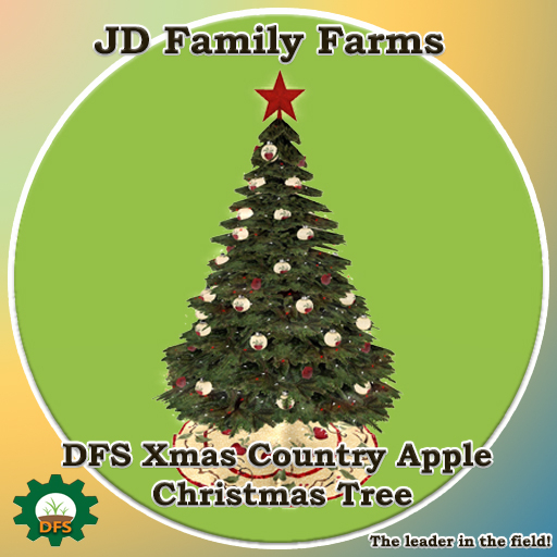 DFS Xmas Country Apple Christmas Tree - rare limited edition collectible