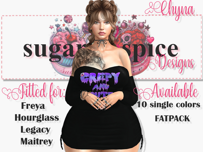 SUGAR N' SPICE DESIGN CHYNA DRESS WHITE