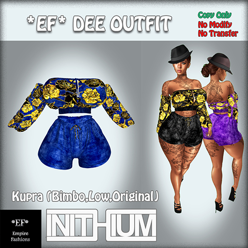 *EF* Dee Outfit Kupra - BLUE (ADD)