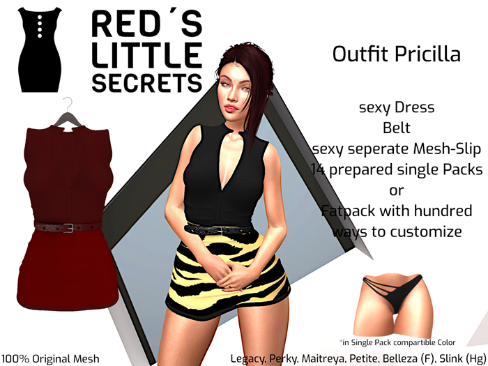 RLS Dress Pricilla Red