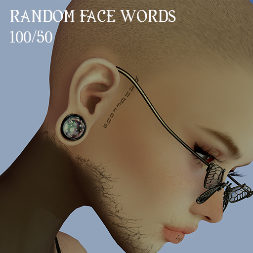 PC//basic random face words evox
