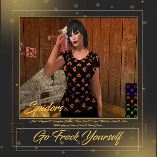 GFY-Spiders T-Shirt Delivery HUD {Wear}