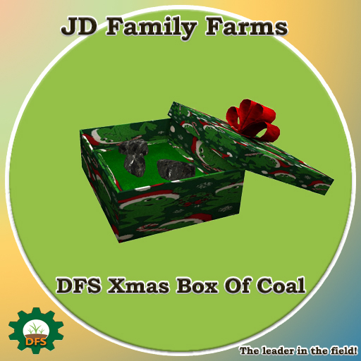 DFS Xmas Box Of Coal - ITEM