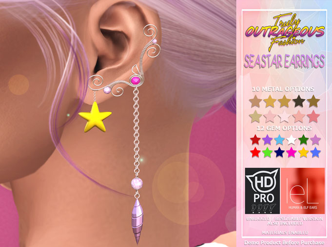 {TOF} SEASTAR EARRINGS (ADD)