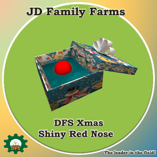 DFS Xmas Shiny Red Nose