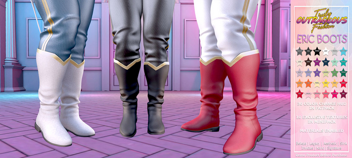 {TOF} ERIC BOOTS - ROSE (ADD)
