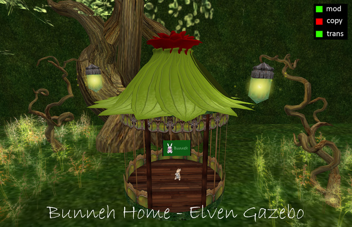 [MC] Bunneh Home - Elven Gazebo - made for Ozimals bunnies