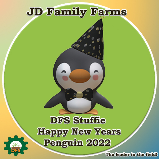 DFS Stuffie - Happy New Years Penguin 2022  - rare limited edition collectible 
