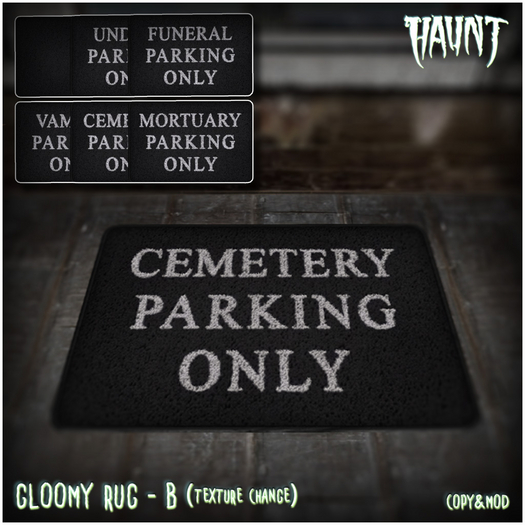HAUNT - Gloomy Rug - B