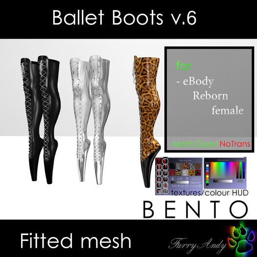 Furry Andy - Ballet Boot's v6 - eBody Reborn