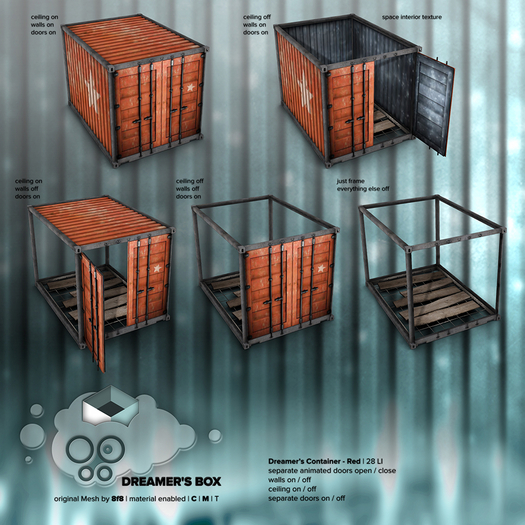 8f8 -Dreamer's Box - Dreamer's Container RED 