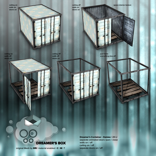 8f8 -Dreamer's Box - Dreamer's Container DAISIES 