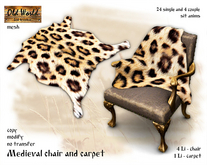 Medieval chair and carpet v2 - Old World