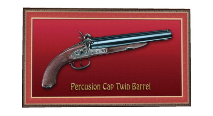PERCUSION CAP TWIN BARREL