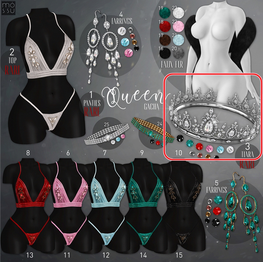Mossu - Queen* 3.Tiara - RARE