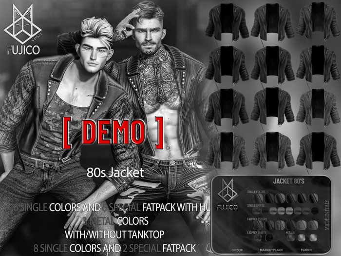 FujicoApparel-Jacket 80's-Demo