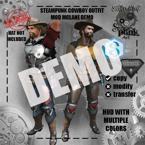 SW - Steampunk Cowboy Outfit Mod Mclane DEMO(Box)
