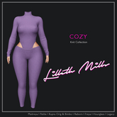 LM COZY - Knit Lavender - 2 Piece Leggings & Bodysuit for Maitreya Petite Kupra Bimbo Legacy Hourglass Freya