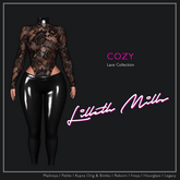 LM COZY - Lace Black - 2 Piece Leggings & Bodysuit for Maitreya Petite Kupra Bimbo Legacy Hourglass Freya