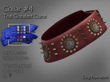 DOG PAW - Collar #4 - The Greatest Dane