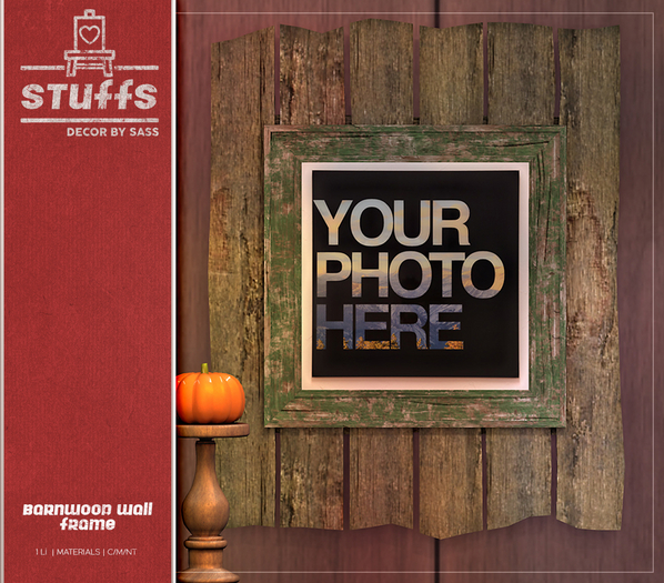 ♥ stuffs [barnwood wall frame] ♥