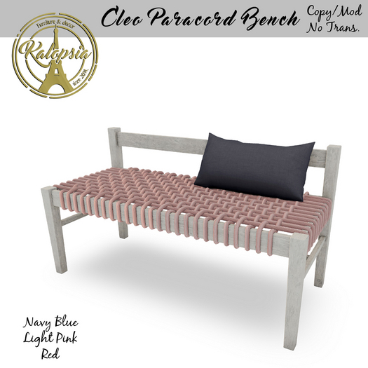 Kalopsia - Cleo - Paracord Bench