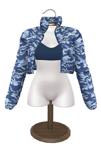 HERO - Silvia Jacket Camo Light Blue