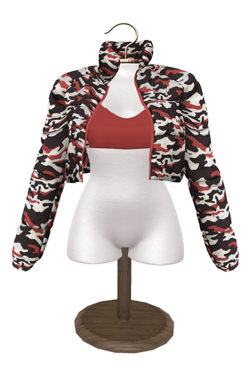 HERO - Silvia Jacket Camo Red