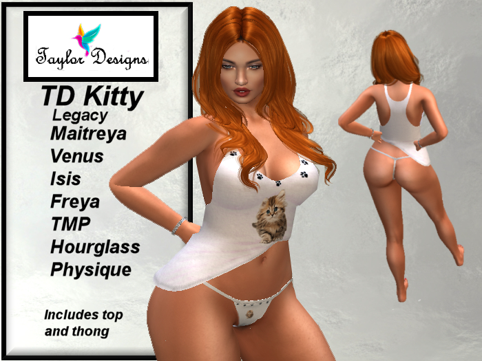 TD Kitty Thong 1 Set