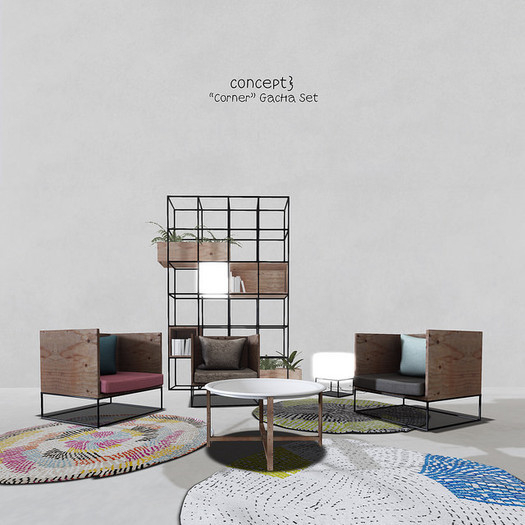 08. Concept} Corner. Chair Classic- RARE