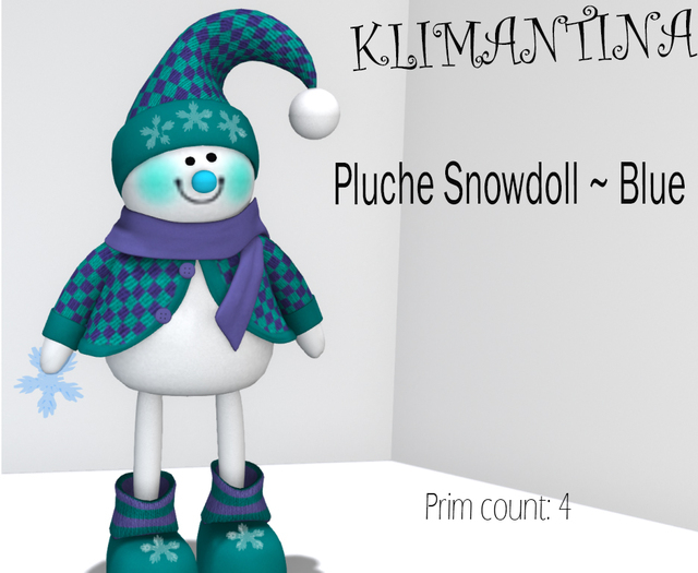 Pluche Snowdoll ~ Blue