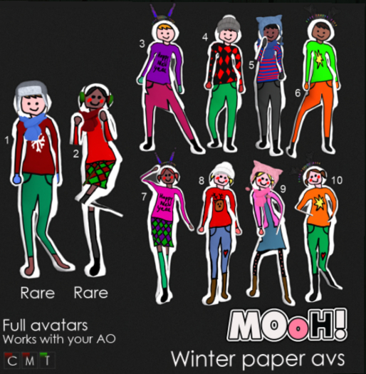 1. MOoH! Winter boy Trapper hat RARE