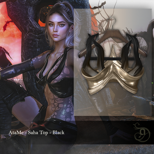AtaMe - Saha Top Black