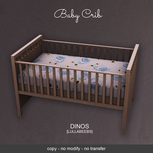 LeMomo: Baby Crib - Dinos [Lullabeebs]