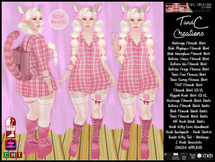 T&C ::: Loving Pink ::: NEKO Omega/BOM/M/B/S/T/T/F/C/E